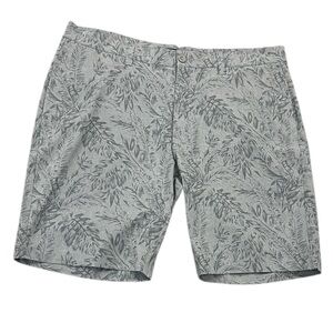 Travis Matthew gray floral jaguar performance golf shorts size 38